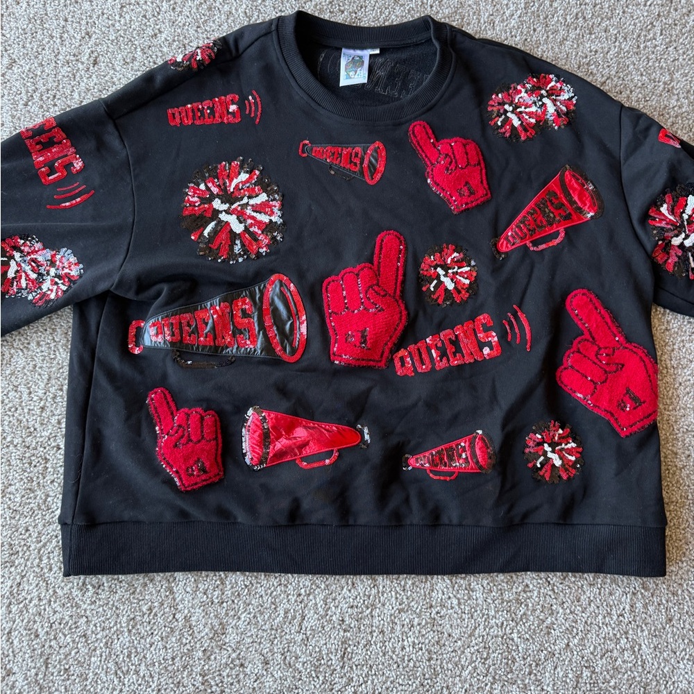 Queen of Sparkles Pullover Sweatshirt